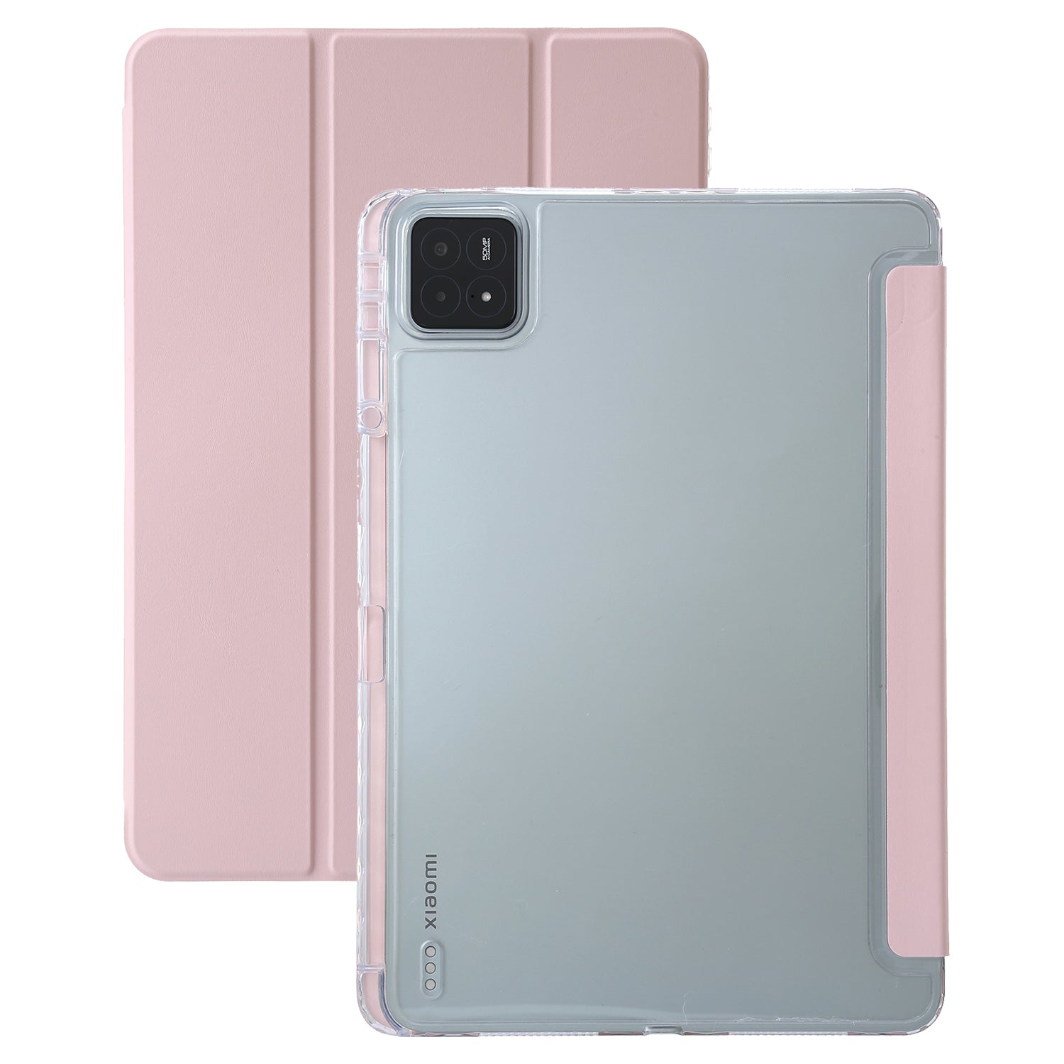 For Xiaomi Pad 6S Pro 12.4 Anti-scratch Case TPU+Acrylic+PU Tablet Cover with Tri-fold Stand For Xiaomi Pad 6S Pro 12.4 Anti-scratch Case TPU+Acrylic+PU Tablet Cover with Tri-fold Stand